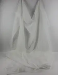 Sheer Curtain Panel 58 x 80 Inch Plain Window Treatment