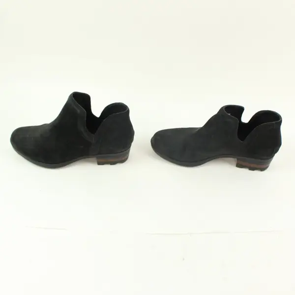 SOREL Women's Black Suede Ankle Boots Size 6 Pre-Owned