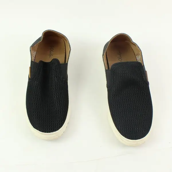 OluKai Pehuea Women's Black Mesh Slip-On Sneakers Size 6