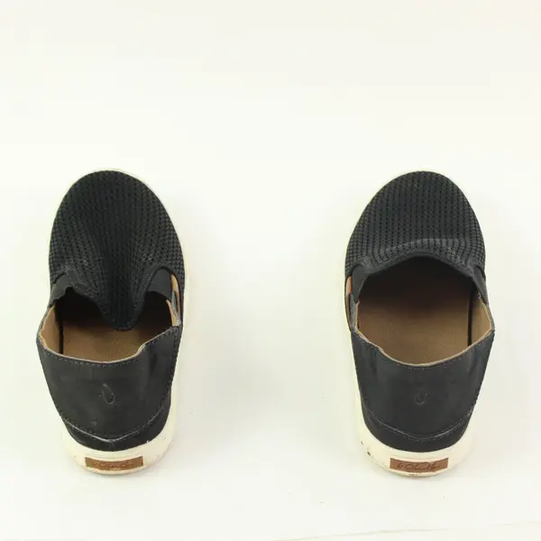 OluKai Pehuea Women's Black Mesh Slip-On Sneakers Size 6