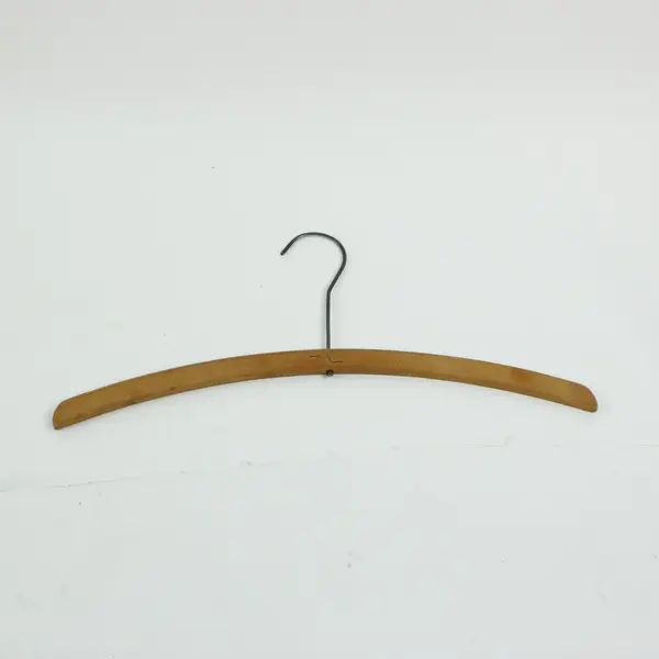 Lot of 10 Wooden Clothes Hangers