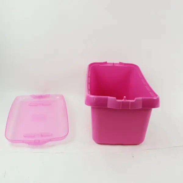 LEGO 5560 Large Pink Plastic Brick Storage Box EMPTY 7 x 9 x 14 in