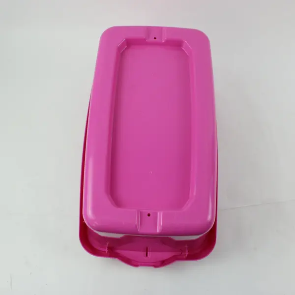 LEGO 5560 Large Pink Plastic Brick Storage Box EMPTY 7 x 9 x 14 in