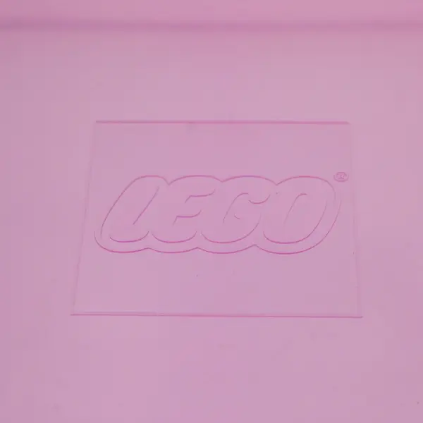 LEGO 5560 Large Pink Plastic Brick Storage Box EMPTY 7 x 9 x 14 in