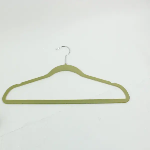 Lot of 10 Flocked Hangers Closet Clothing Organizer