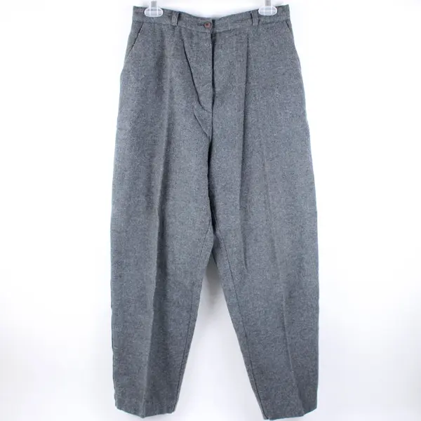 City Square Women's Grey Wool Blend Dress Pants Size S (4-6)