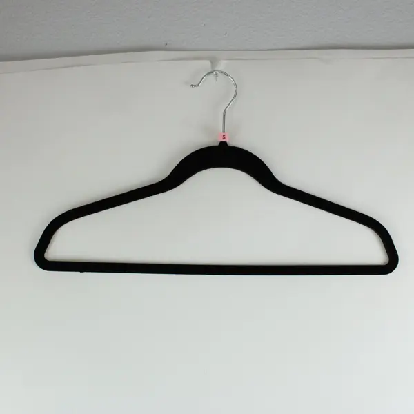 Lot of 10 Flocked Clothes Hangers