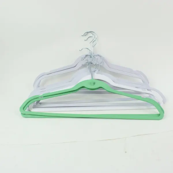 Lot of 10 Plastic Clothes Hangers 
