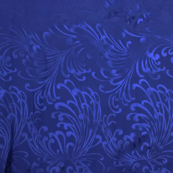 TJW by Mervyn's Purple Silk Leaf Jacquard Blouse Size 14