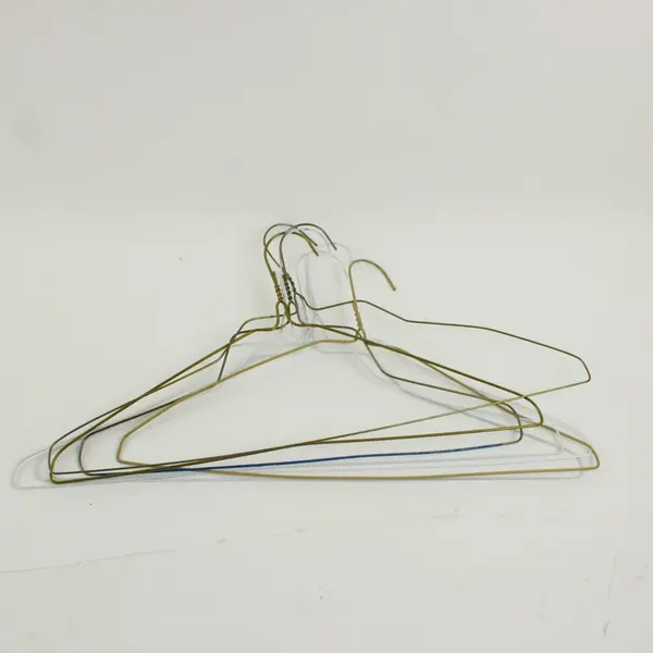 Lot of 39 Mixed Wire & Plastic Clothes Hangers