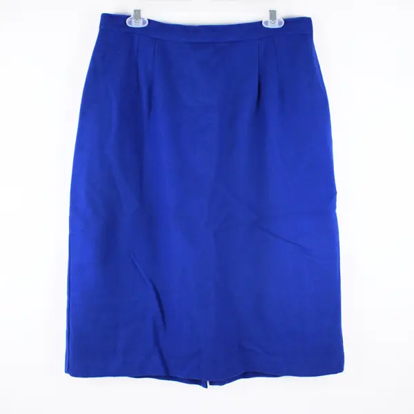 Briggs New York Women's Royal Blue Knee-Length Skirt Size 12