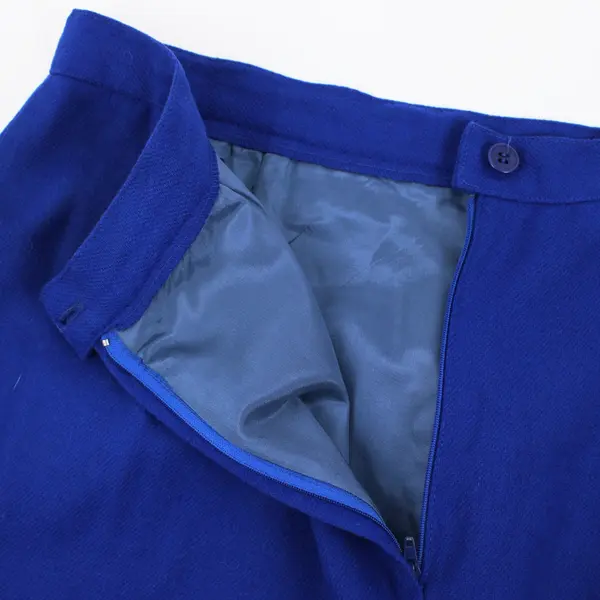 Briggs New York Women's Royal Blue Knee-Length Skirt Size 12