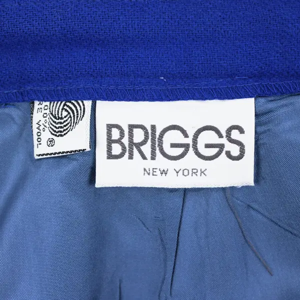 Briggs New York Women's Royal Blue Knee-Length Skirt Size 12