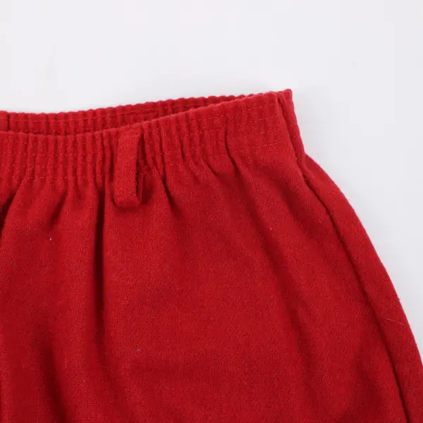 Vintage Take 1 Women's Red A-Line Skirt Elastic Waist Belt Loops Size 14