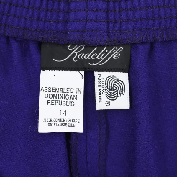 Radcliffe Women's Purple Pleated A-Line Skirt Size 14 Knee Length Pockets