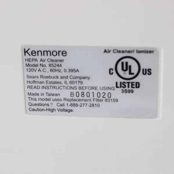Kenmore 85244 Air Purifier Pre-Owned