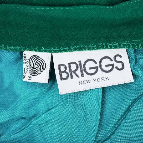 Briggs New York Women's Green Knee-Length Skirt Size 12