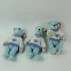 Ty Attic Treasures Flynn Plush Bears Lot of 3
