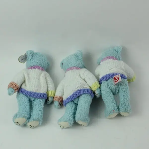 Ty Attic Treasures Flynn Plush Bears Lot of 3