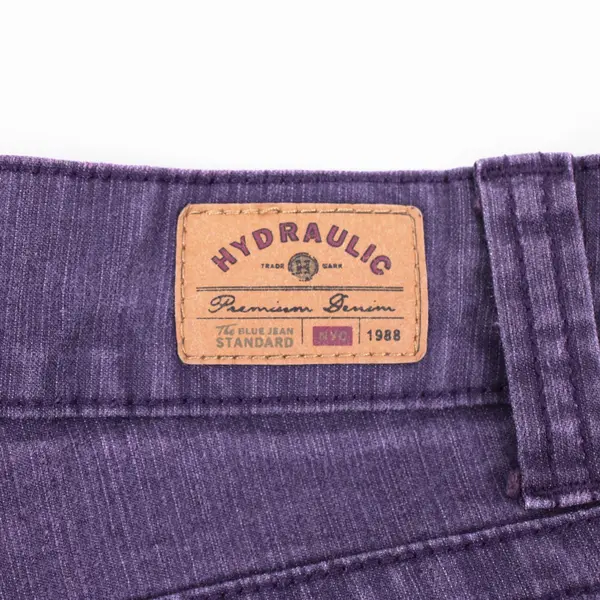 Hydraulic Women's Purple Skinny Jeans Size 13/14 Pre-Owned