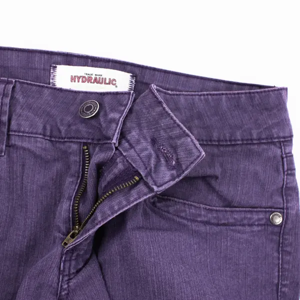 Hydraulic Women's Purple Skinny Jeans Size 13/14 Pre-Owned