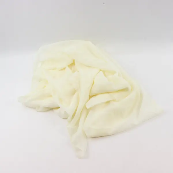 3.2 lb Brown Beige Off-White Sheer Scrap Fabric for Sewing Crafts FLAWED