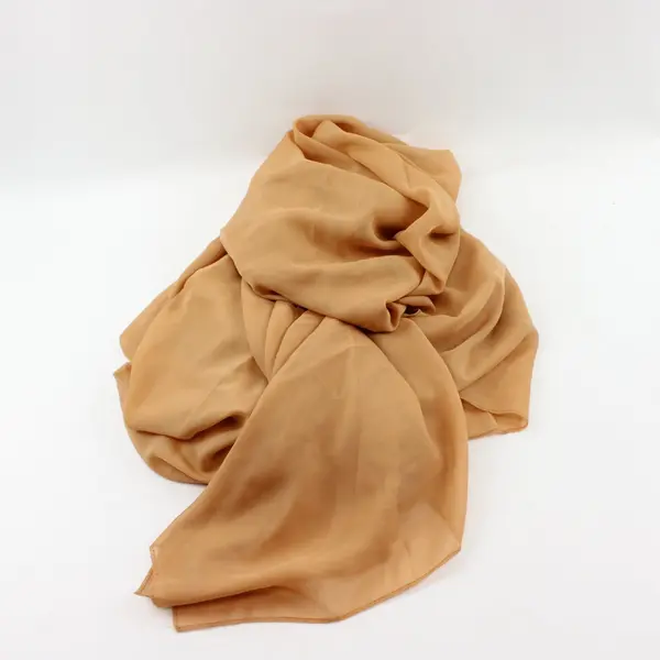 3.2 lb Brown Beige Off-White Sheer Scrap Fabric for Sewing Crafts FLAWED