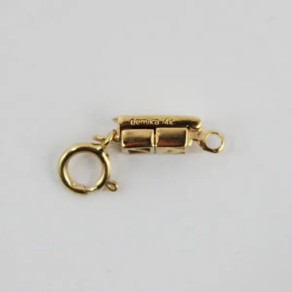 Demika ClickSecure Self-Locking 14K Gold Jewelry Clasp 2.2 grams