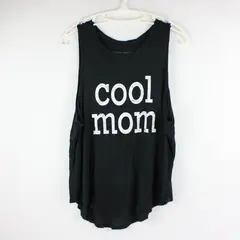 Grayson Threads Women's Cool Mom Tank Top XXL Black