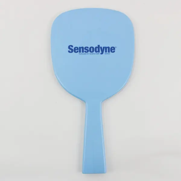 Sensodyne Extra Whitening Blue Promotional Hand Mirror Advertising Collectible
