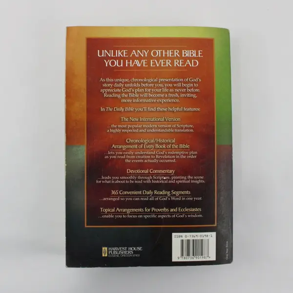 The Daily Bible F. LaGard Smith NIV 1984 Paperback Chronological 365 Daily Reads