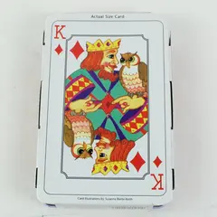 Fundex Kidz Play Big Deck Giant Playing Cards 15 Games in Tin