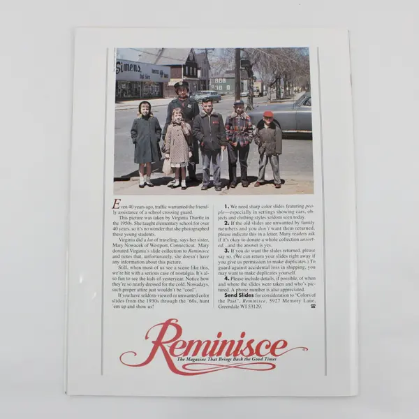 Reminisce Magazine Jan/Feb 1999 Vintage Nostalgia Issue