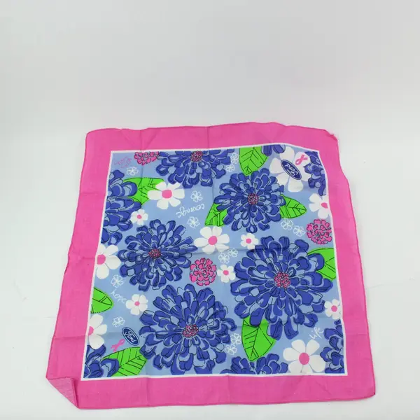Lilly Pulitzer x Ford Breast Cancer Awareness Cotton Square Scarf