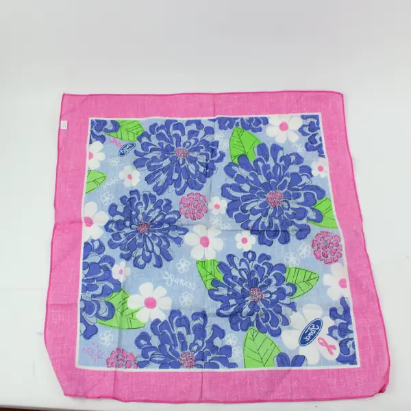 Lilly Pulitzer x Ford Breast Cancer Awareness Cotton Square Scarf