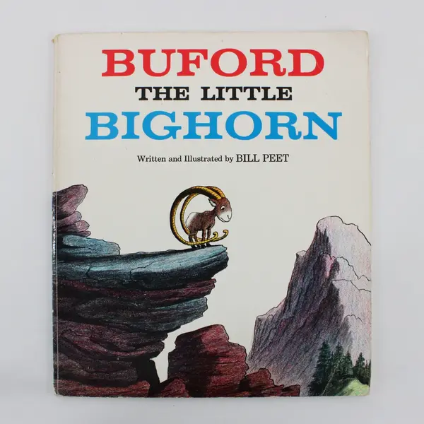 Vintage Buford the Little Bighorn by Bill Peet Illustrated 1967 Paperback Good