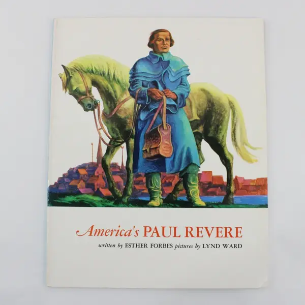 Vintage America's Paul Revere Esther Forbes 1974 Illustrated Paperback Good