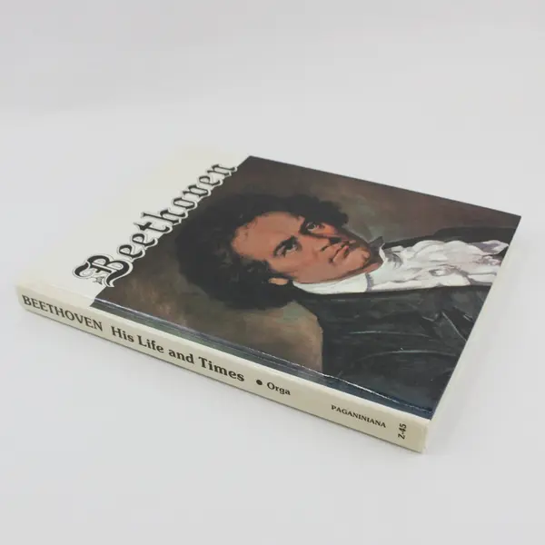 Vintage Beethoven His Life and Times by Ates Orga 1980 Expanded HC Biography 