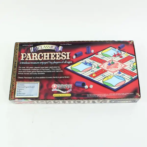 Winning Moves Classic Parcheesi Board Game 2007 Edition Complete