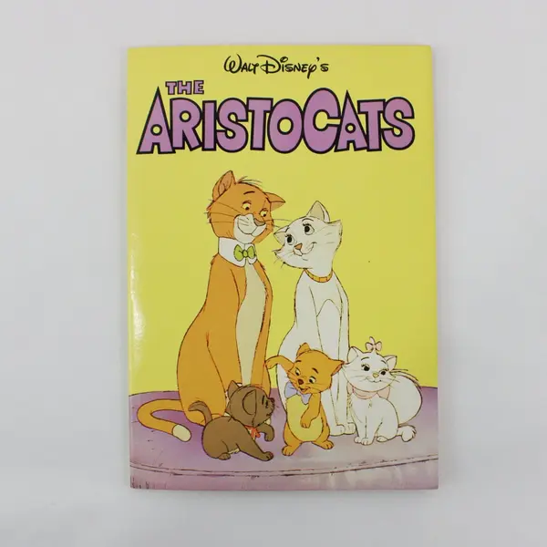 1986 Walt Disney The Aristocats Paperback Book ISBN 0-8167-0887-8