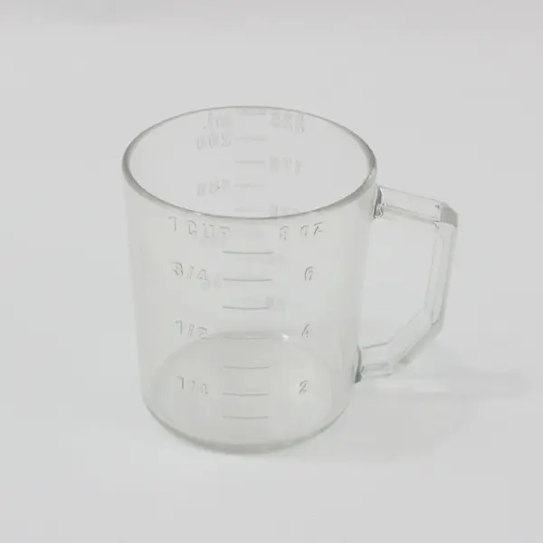 Lot of 2 Cambro 25MCCW135 Clear Plastic Measuring Cups