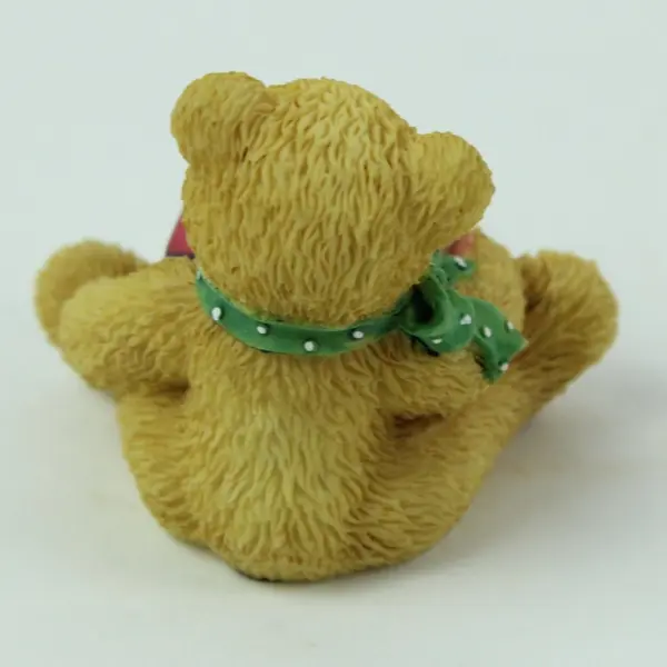 Enesco Cherished Teddies Bear With ABC F Block Figurine 158488F