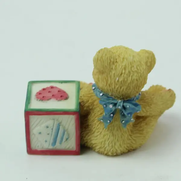 Enesco Cherished Teddies Bear With ABC Y Block Figurine 158488Y