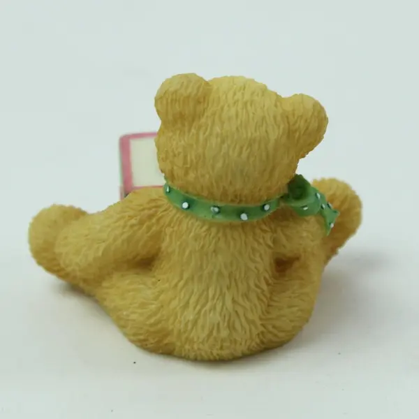 Cherished Teddies Bear With ABC L Block 158488L Enesco 1995 Figurine