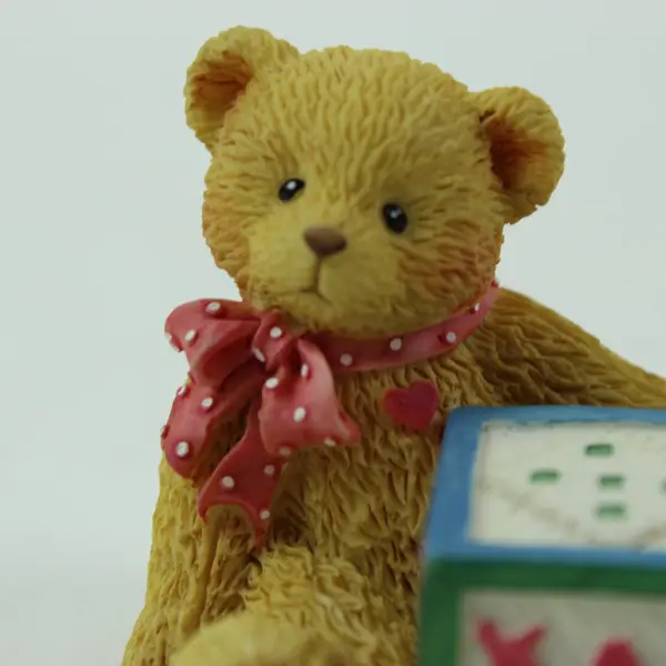Cherished Teddies Enesco 158488W Bear With ABC W Block Figurine 1995