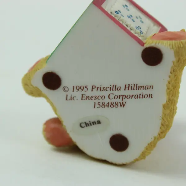 Cherished Teddies Enesco 158488W Bear With ABC W Block Figurine 1995