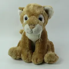 Fiesta Plush Lion Stuffed Animal Seated Tan Cream 16 Inch