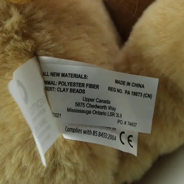 Aroma Home Microwaveable Lion Plush Warmable Stuffed Animal