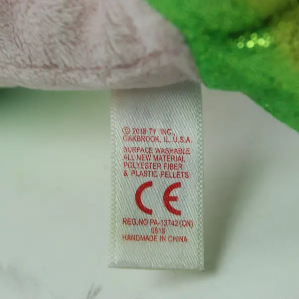 TY Beanie Boos Nori the Narwhal Rainbow Glitter Plush With Tag