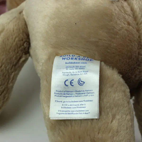 Build-A-Bear Pawlette Bunny Rabbit Plush Stuffed Animal Cream